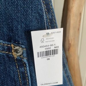 Old Navy Slouchy Straight Overalls